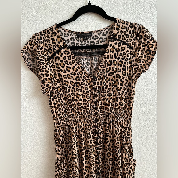 IZABEL LONDON
Multi Beige Leopard Print Maxi Dress | size Small - Picture 10 of 13